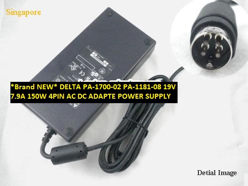 *Brand NEW* DELTA PA-1700-02 PA-1181-08 19V 7.9A 150W 4PIN AC DC ADAPTE POWER SUPPLY